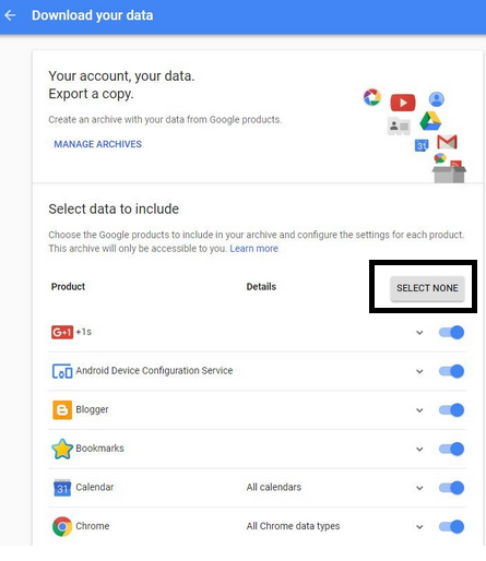 download google plus data