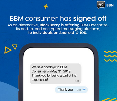 BBM messenger is dead